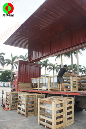 客戶李總定購我司大批瓜果分瓣及切割加工設(shè)備！