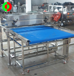 客戶非標(biāo)定制芋圓震動風(fēng)干處理設(shè)備測試出貨!