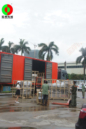 上?？蛻舸笈吖庸ぬ幚頇C(jī)械按期裝車出貨!