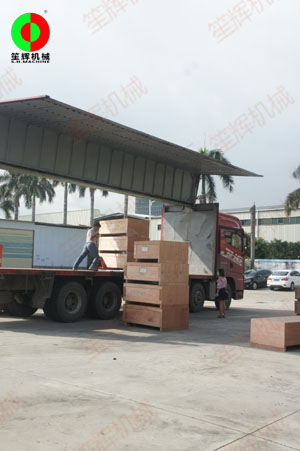 因海外疫情關(guān)系，積壓占倉的出口設(shè)備第一批次發(fā)貨裝車！