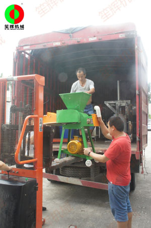 艾草生產(chǎn)線順利檢測調(diào)試完成，裝車送往客戶工廠!