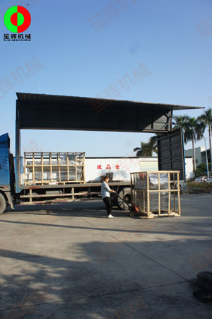 渦流洗菜機(jī)等蔬果加工設(shè)備按期出貨交付客戶！