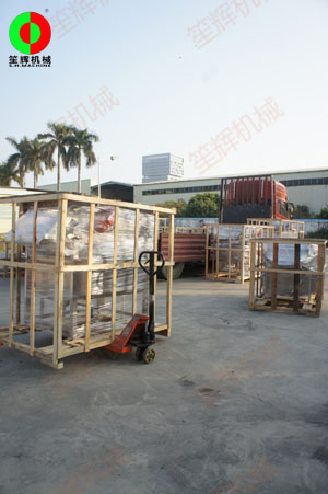 年前某經(jīng)銷商定購(gòu)的蔬果加工機(jī)械設(shè)備訂單，按期完工交付！