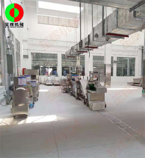 某特殊懲戒單位飯?zhí)脽o刀化食品處理加工機械線安裝現場！