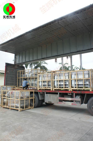 毛刷清洗去皮機(jī)及洗菜機(jī)等設(shè)備交付河北客戶！