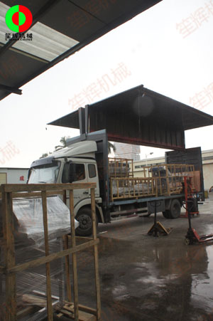 大雨滂沱，也要把蔬果清洗加工生產(chǎn)線按時(shí)按質(zhì)裝車交付客戶！