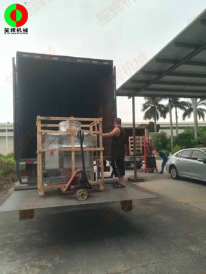 大蒜分瓣機(jī)、大蒜脫皮機(jī)等設(shè)備發(fā)貨交付客戶！