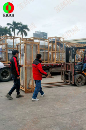 山東客戶訂購我司新研發(fā)智能渦流清洗線系統(tǒng)！