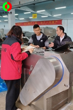 兩批客戶帶物料親臨我司試機(jī)考察，并簽訂意向合同！