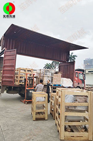 一批蔬果切割加工設(shè)備交付山東客戶！